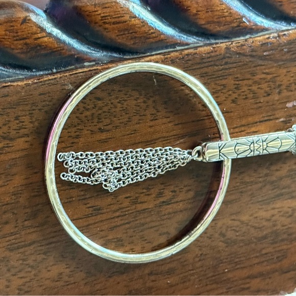 Brighton Retired Long Necklace. Beautiful.small areas fading inside circle. - Picture 8 of 12